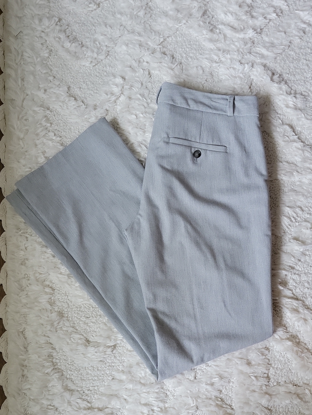 Sz. 6 Banana Republic Light Gray Women's Dress Pants - Logan Fit